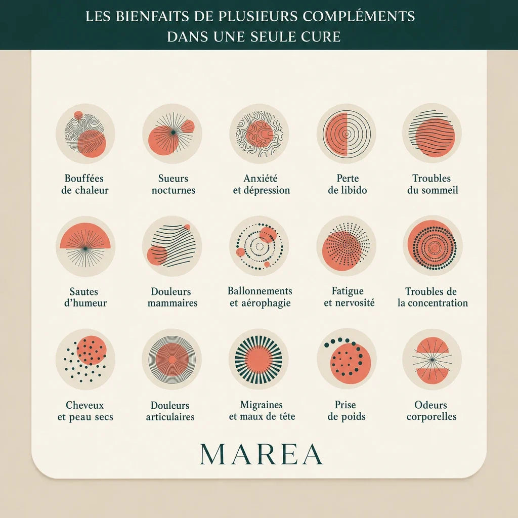 Maréa Harmonie - symptômes ménopause accompagnés
