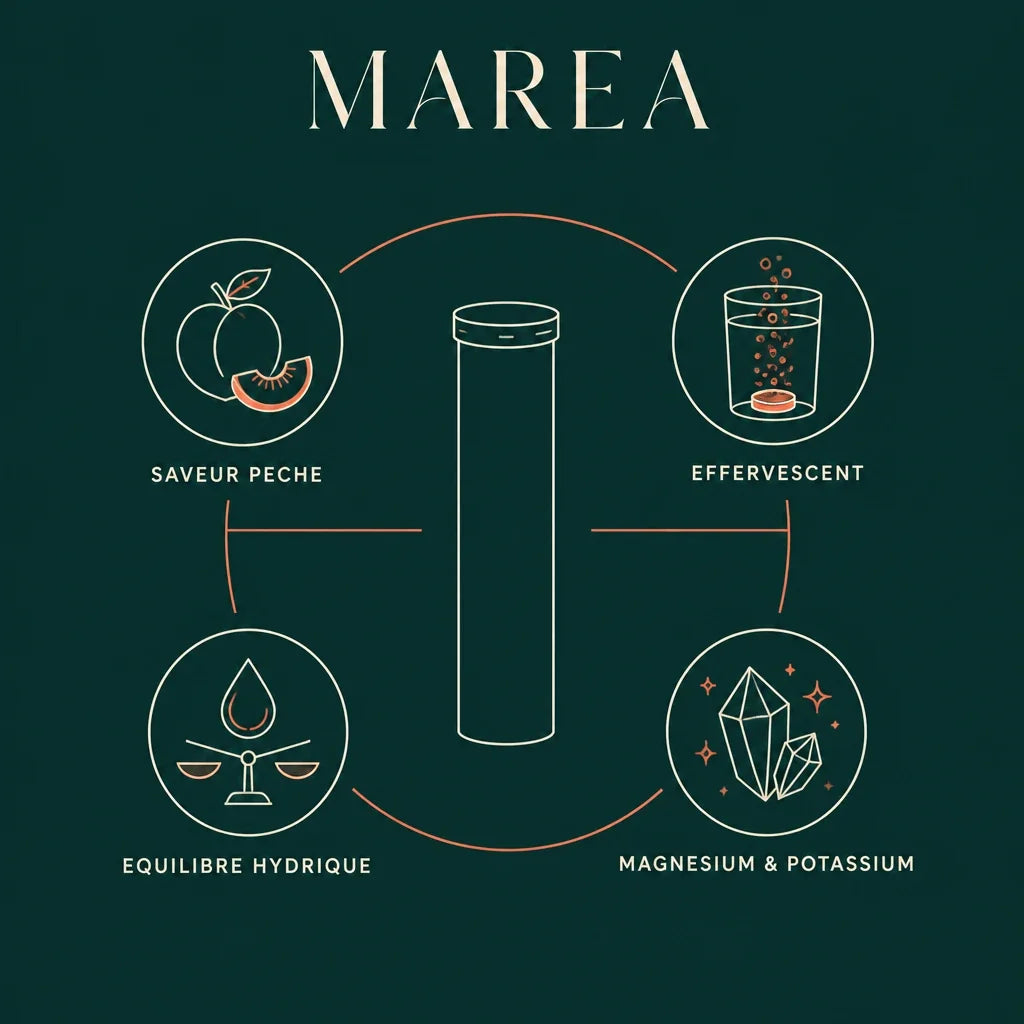 Maréa - Les promesses électrolytes saveur pêche