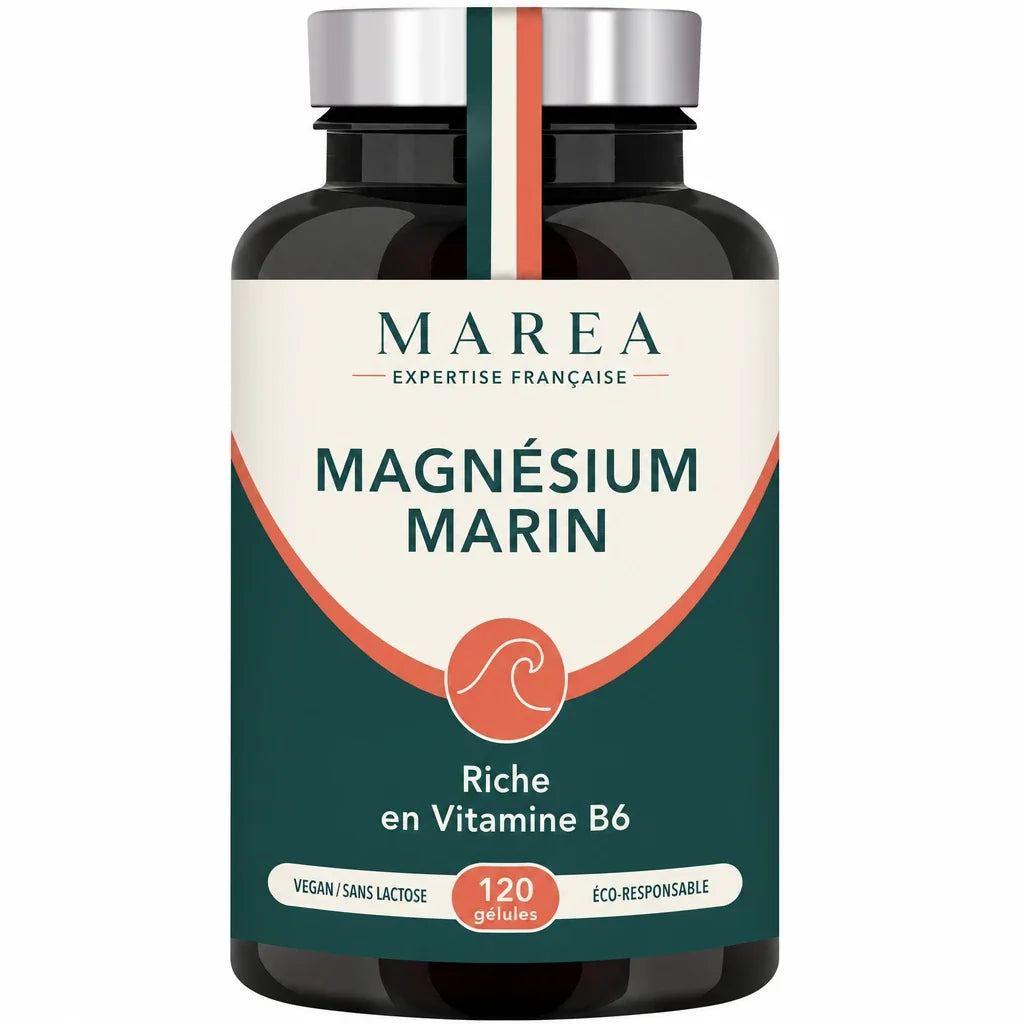Maréa Magnésium Marin - fond blanc flacon